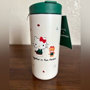 Hello Kitty x Starbucks hot drink tumbler